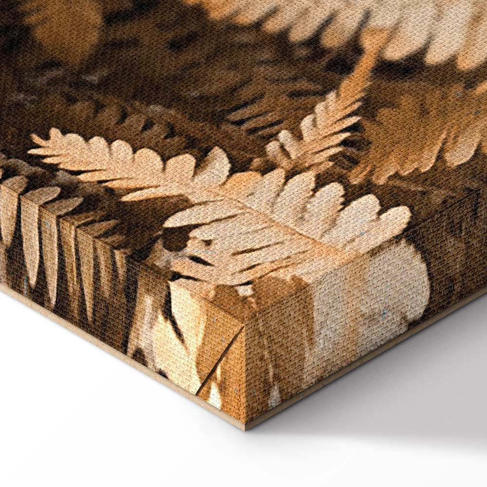 Mysterious Fern Nature Canvas Print