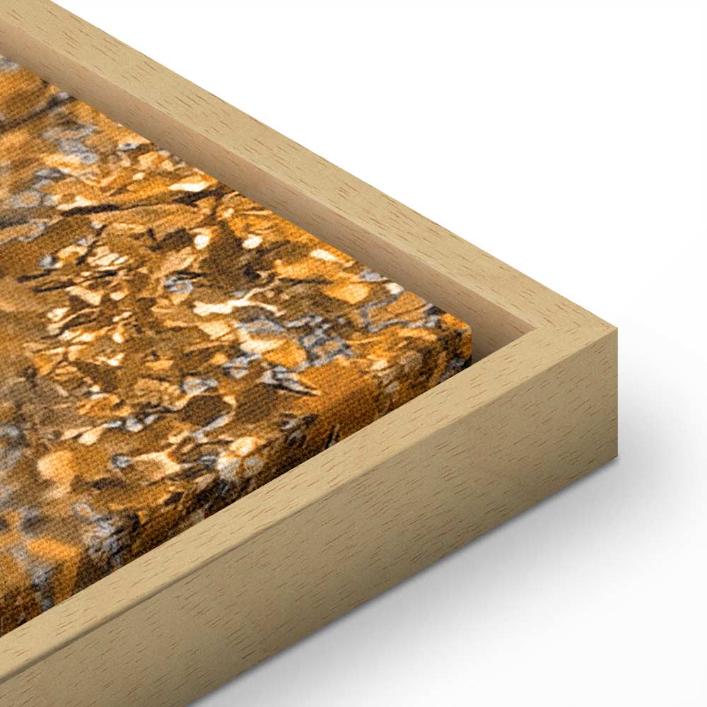 Autumn Forest Landscape Vertical Canvas Print