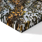 Autumn Forest Landscape Vertical Canvas Print