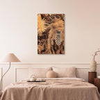 Golden Forest Cone Landscape Canvas Print