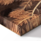 Golden Forest Cone Landscape Canvas Print