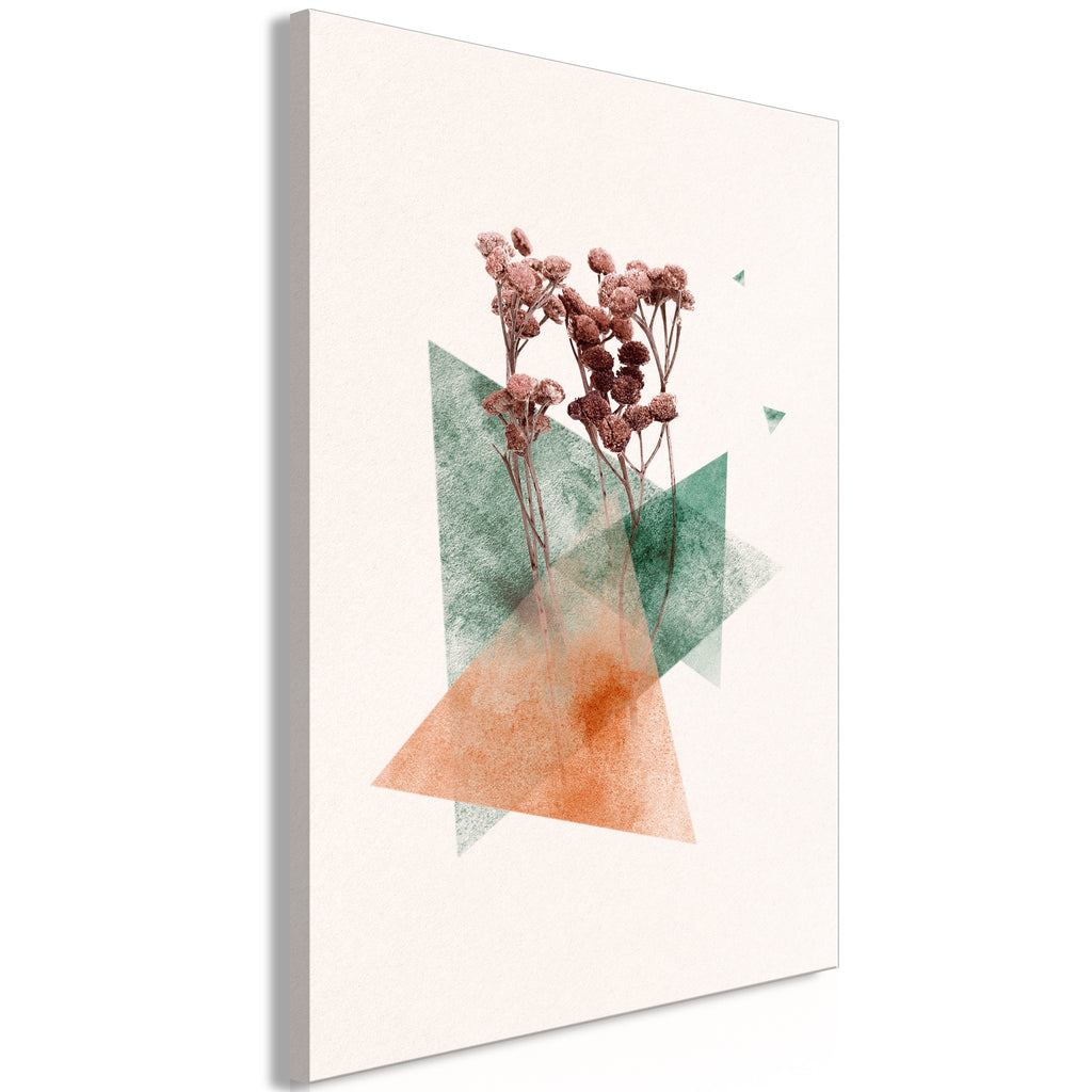 Canvas Print - Modernist Flower (1 Part) Vertical