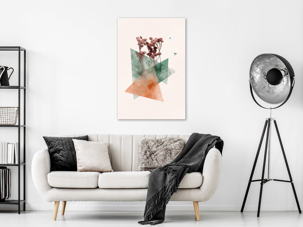 Canvas Print - Modernist Flower (1 Part) Vertical