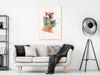 Canvas Print - Modernist Flower (1 Part) Vertical