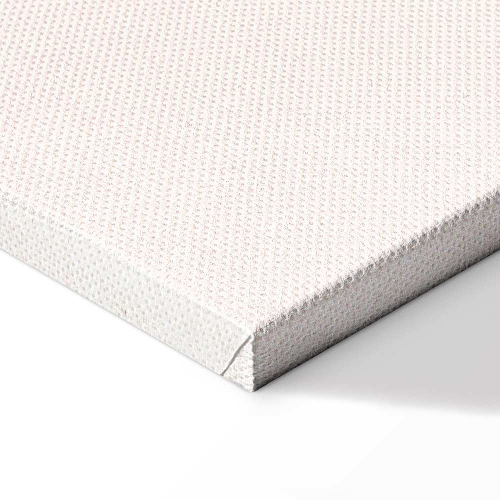 Modernist Geometric Flower Vertical Canvas Print