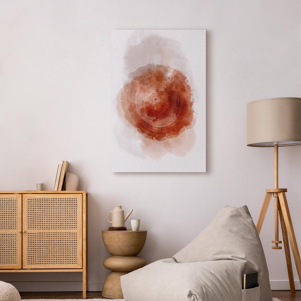 Abstract Tree Structure Vertical Canvas Print