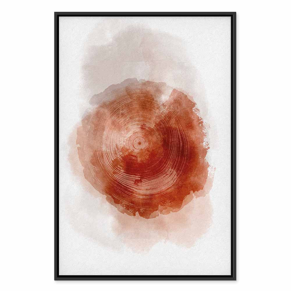 Abstract Tree Structure Vertical Canvas Print