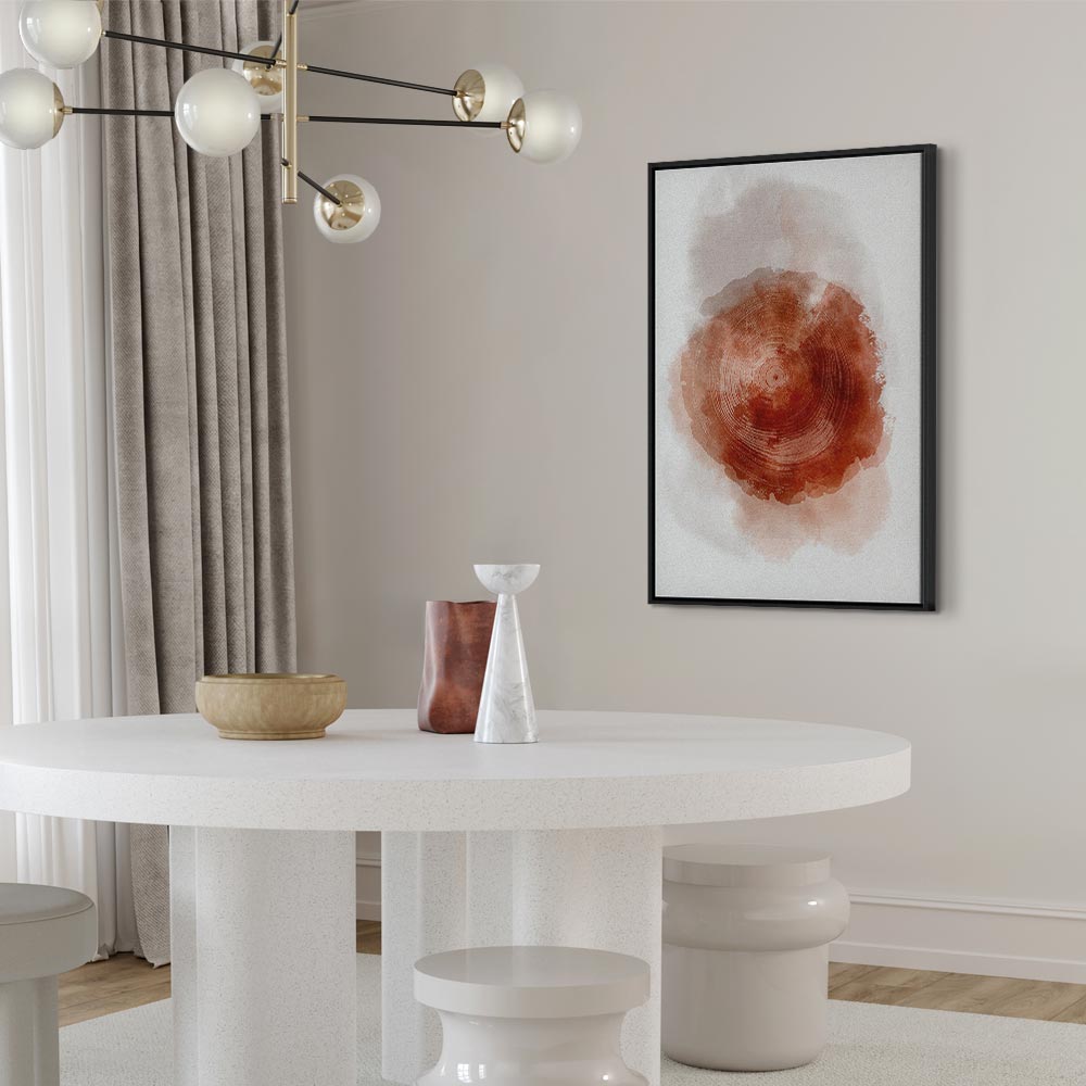 Abstract Tree Structure Vertical Canvas Print