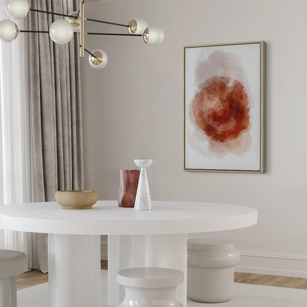 Abstract Tree Structure Vertical Canvas Print