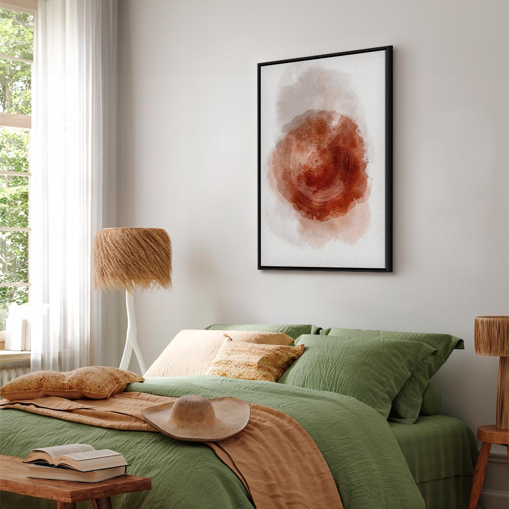 Abstract Tree Structure Vertical Canvas Print