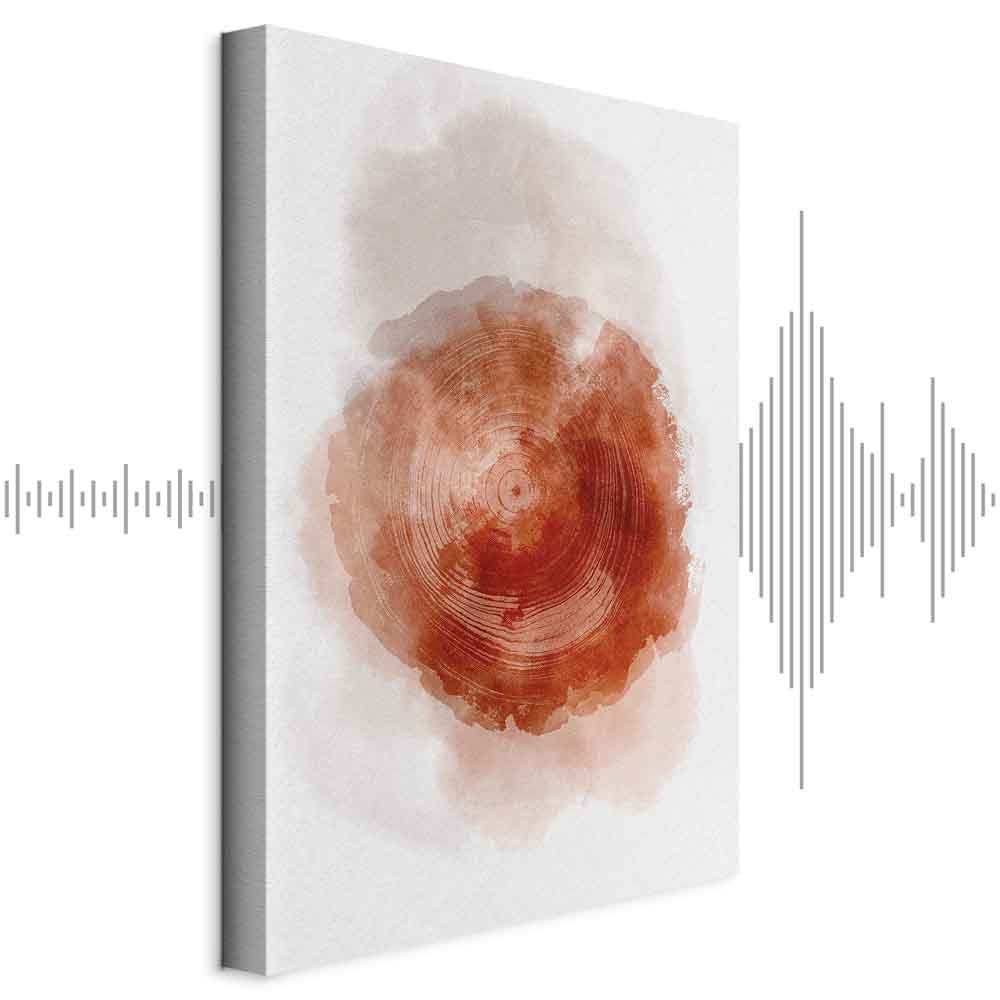 Abstract Tree Structure Vertical Canvas Print