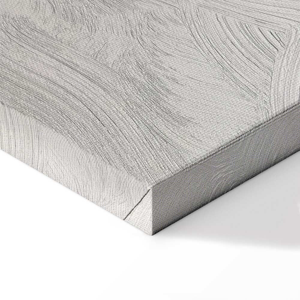 Abstract Windblown Leaves Wide Canvas Print