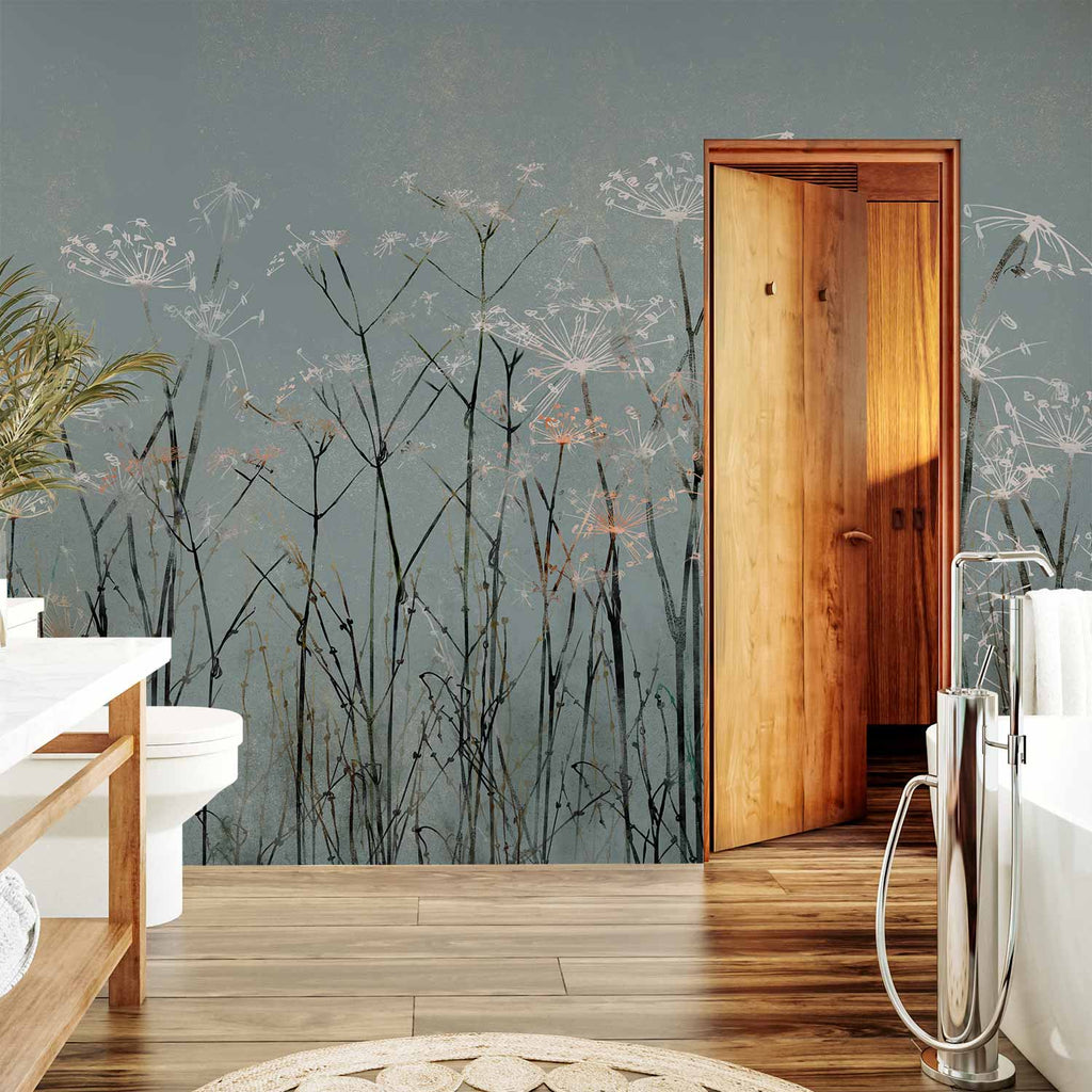 Garlic Flower Botanical Wall Mural