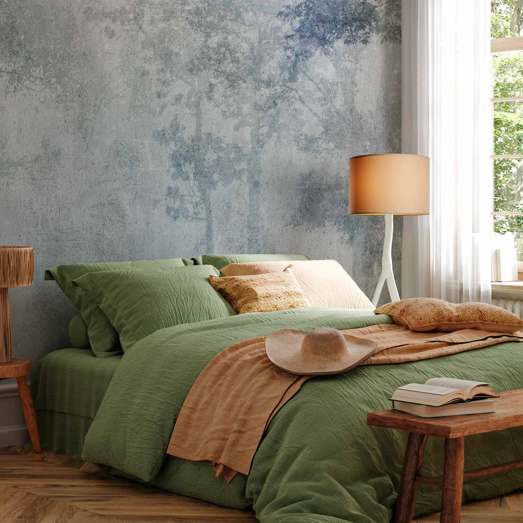 Misty Forest Texture Wall Mural