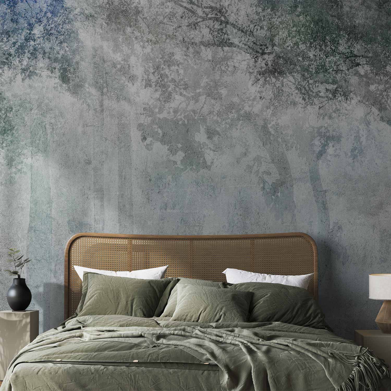 Echo Tree Forest Texture Wall Mural