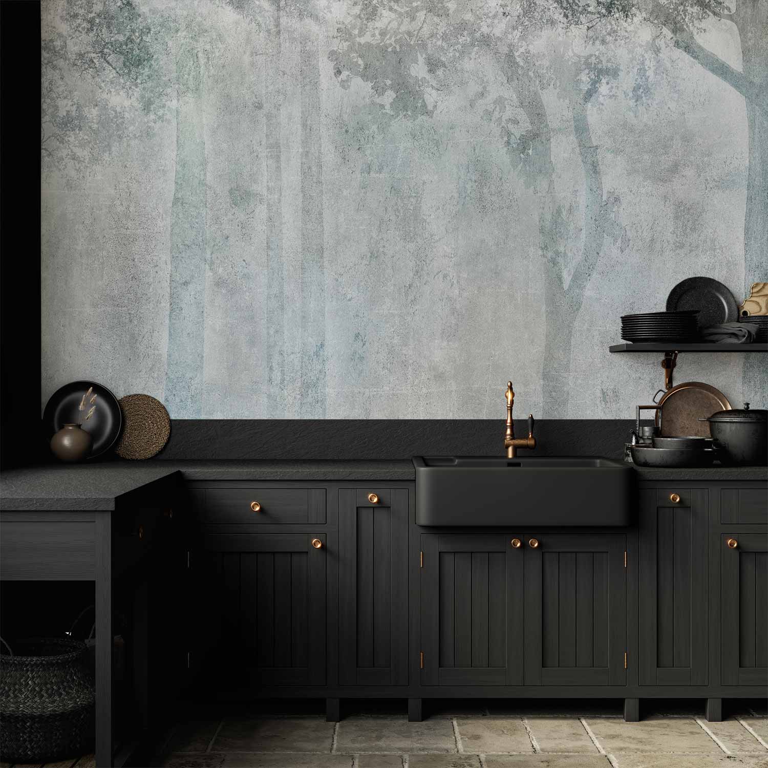 Echo Tree Forest Texture Wall Mural