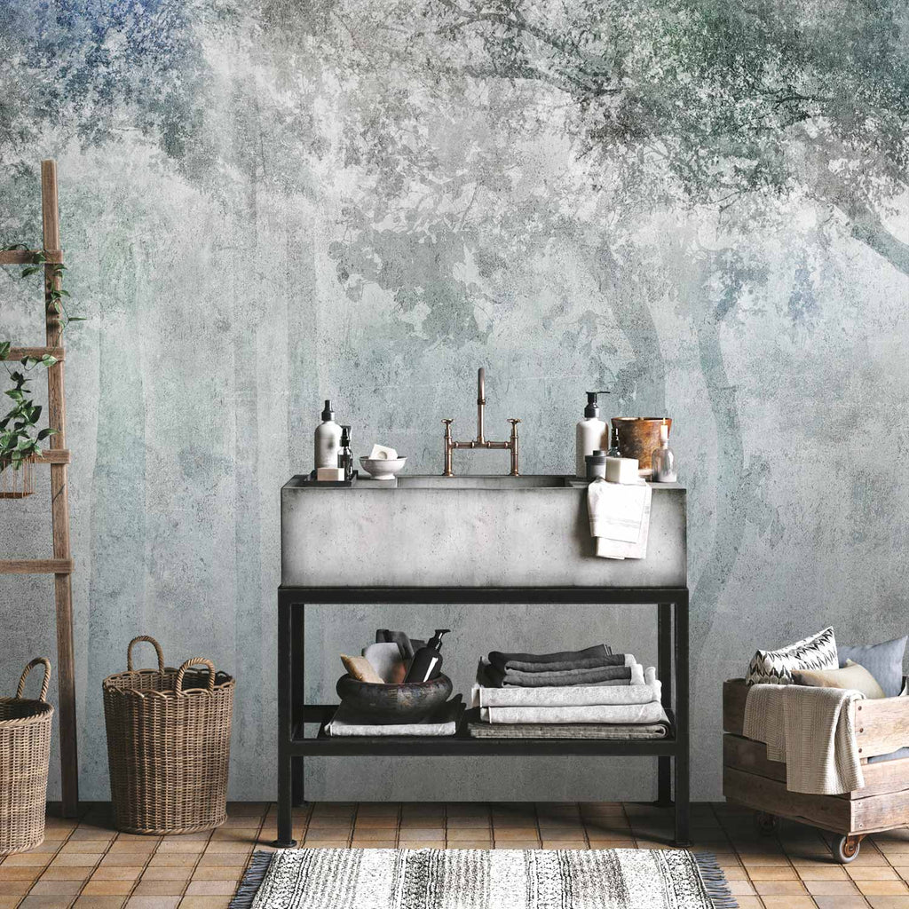 Echo Tree Forest Texture Wall Mural