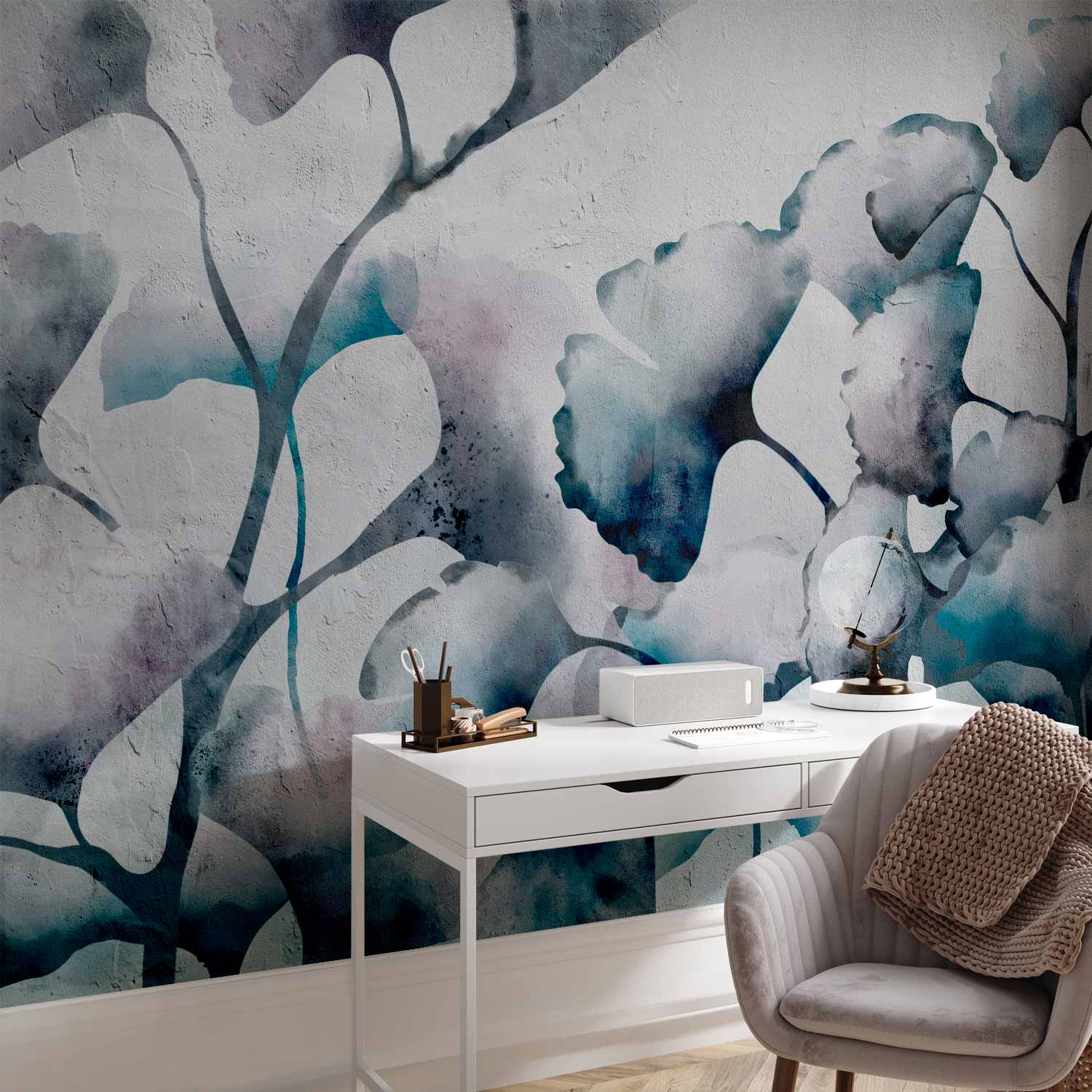 Ginkgo Leaves Nature Wall Mural