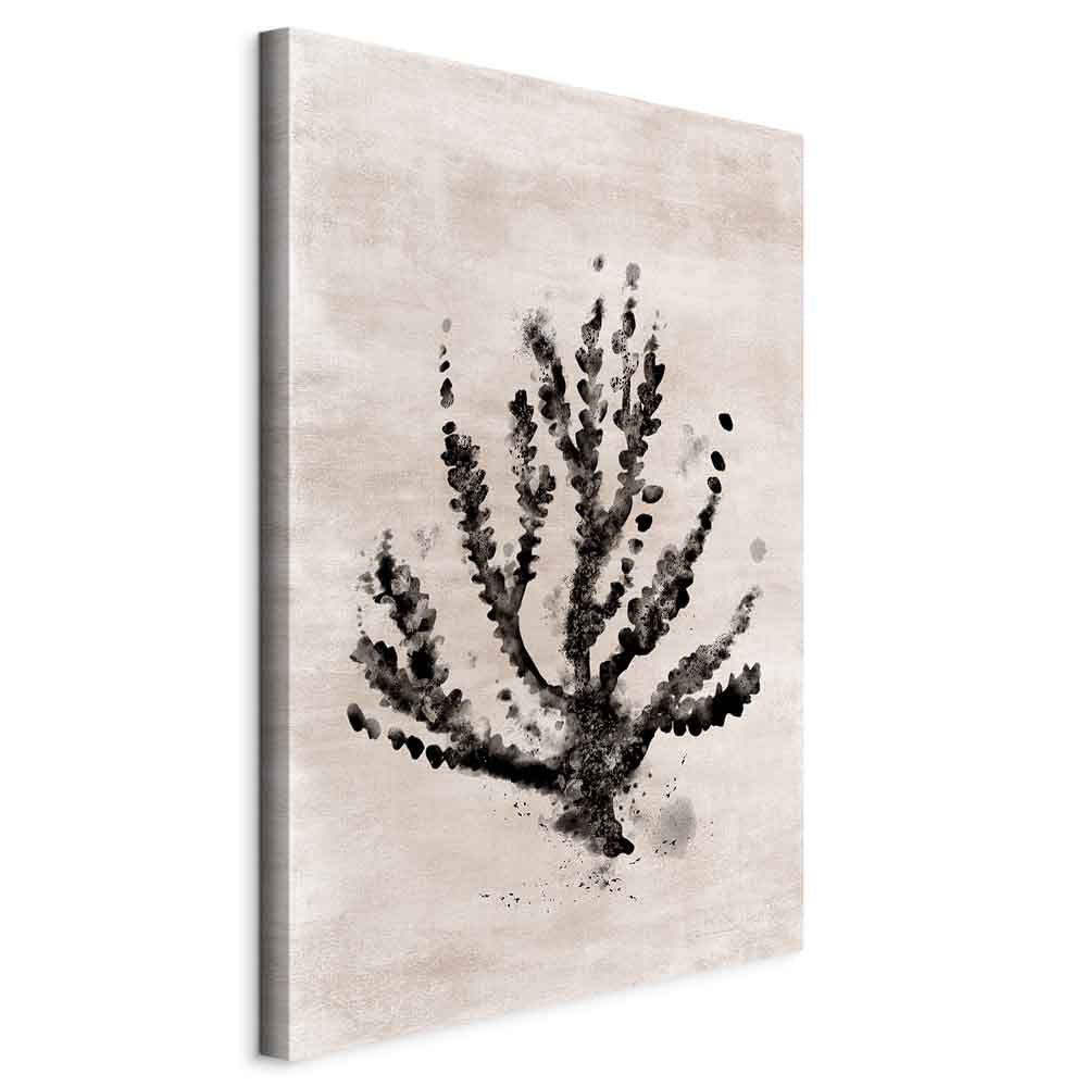 Sea Plant Botanical Vertical Canvas Print
