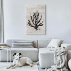 Sea Plant Botanical Vertical Canvas Print