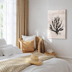 Sea Plant Botanical Vertical Canvas Print