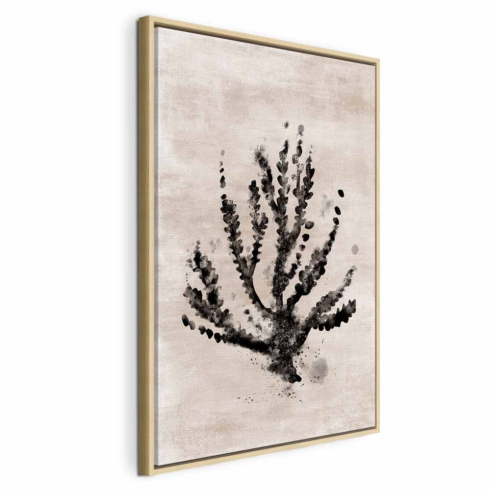 Sea Plant Botanical Vertical Canvas Print