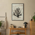 Sea Plant Botanical Vertical Canvas Print