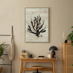 Sea Plant Botanical Vertical Canvas Print