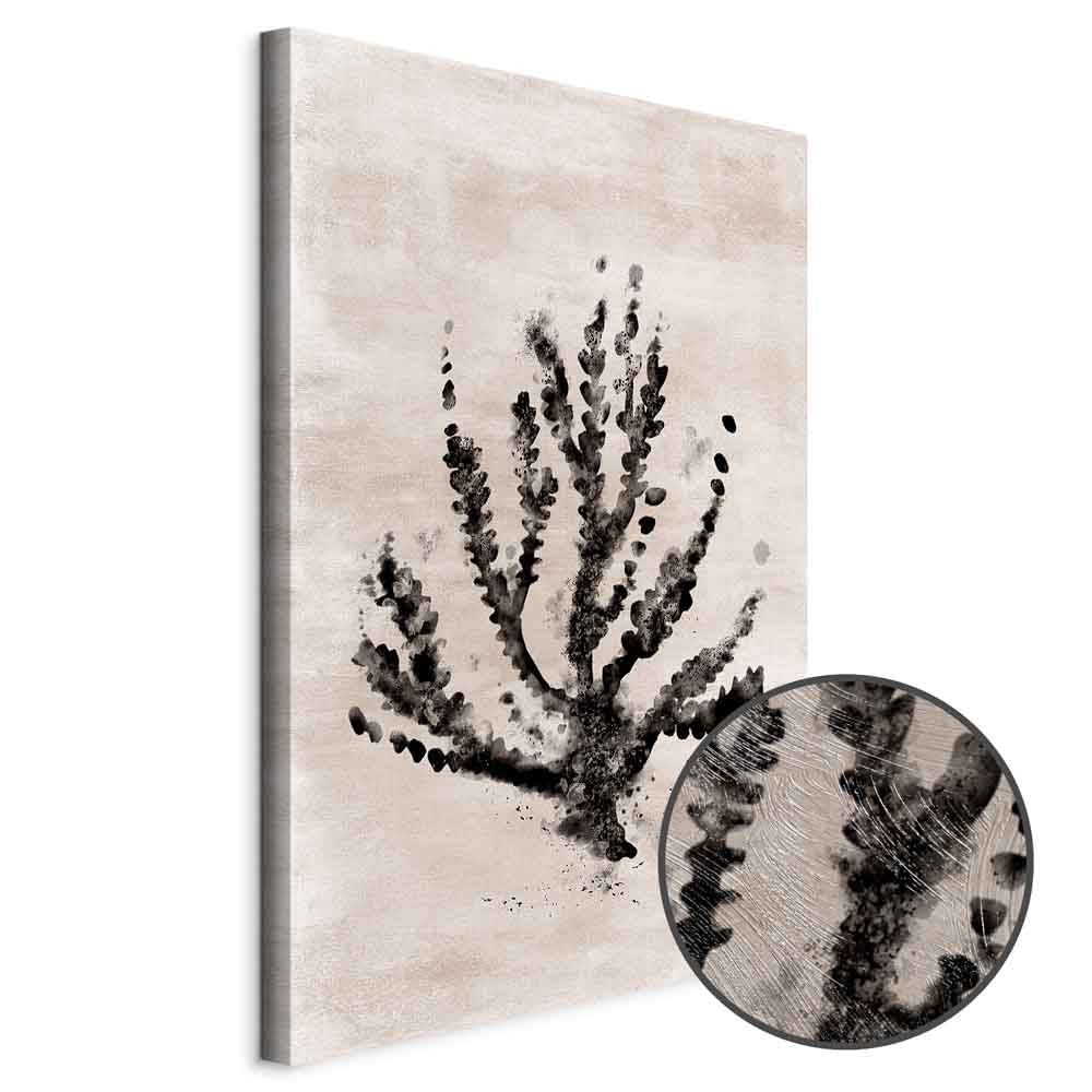 Sea Plant Botanical Vertical Canvas Print