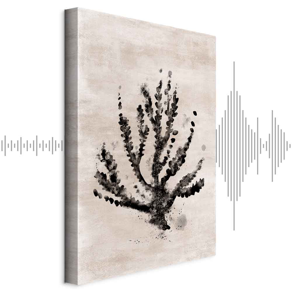 Sea Plant Botanical Vertical Canvas Print