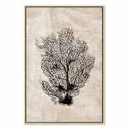 Sea Fan Botanical Vertical Canvas Print