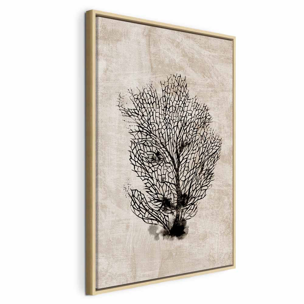 Sea Fan Botanical Vertical Canvas Print
