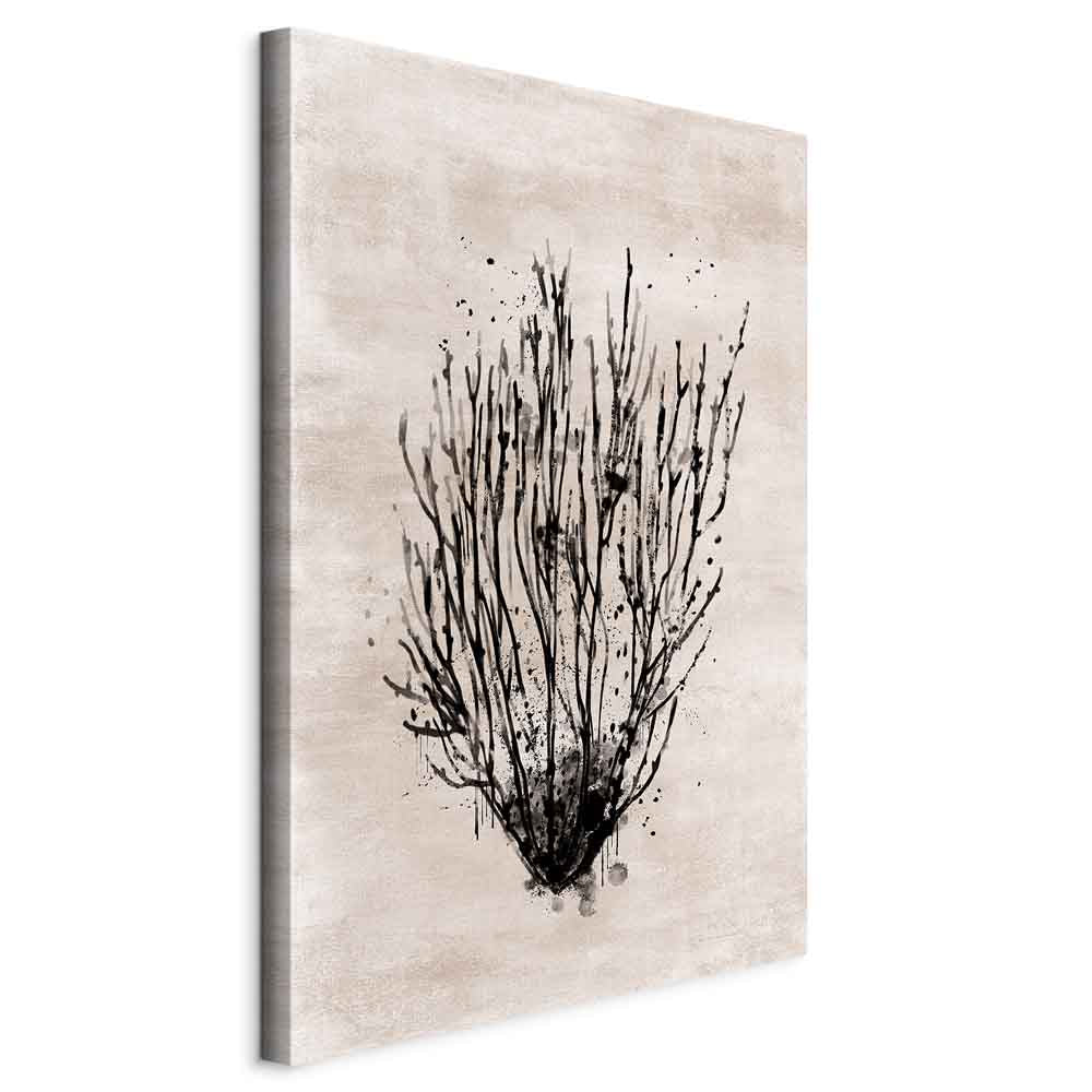 Sea Thickets Botanical Vertical Canvas Print
