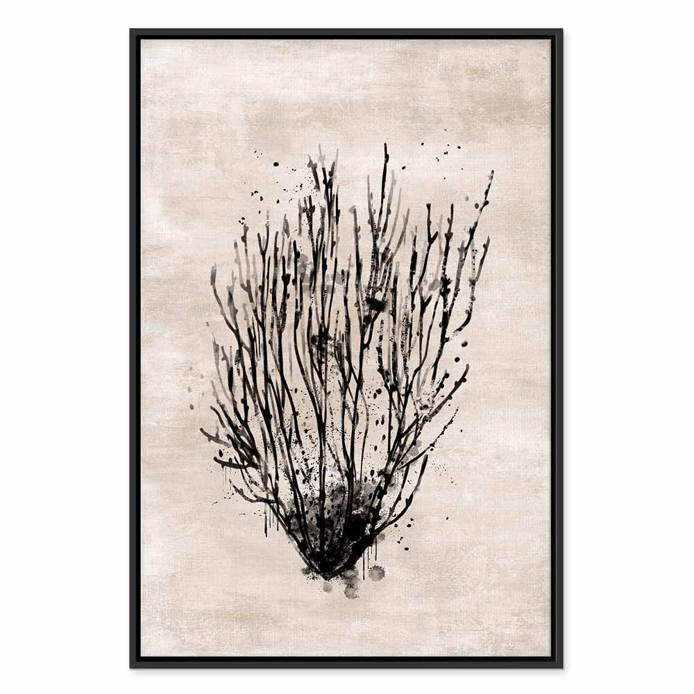 Sea Thickets Botanical Vertical Canvas Print