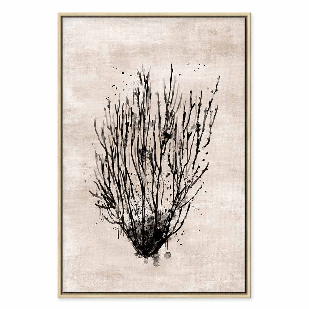 Sea Thickets Botanical Vertical Canvas Print