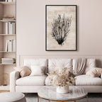 Sea Thickets Botanical Vertical Canvas Print