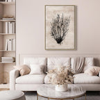 Sea Thickets Botanical Vertical Canvas Print