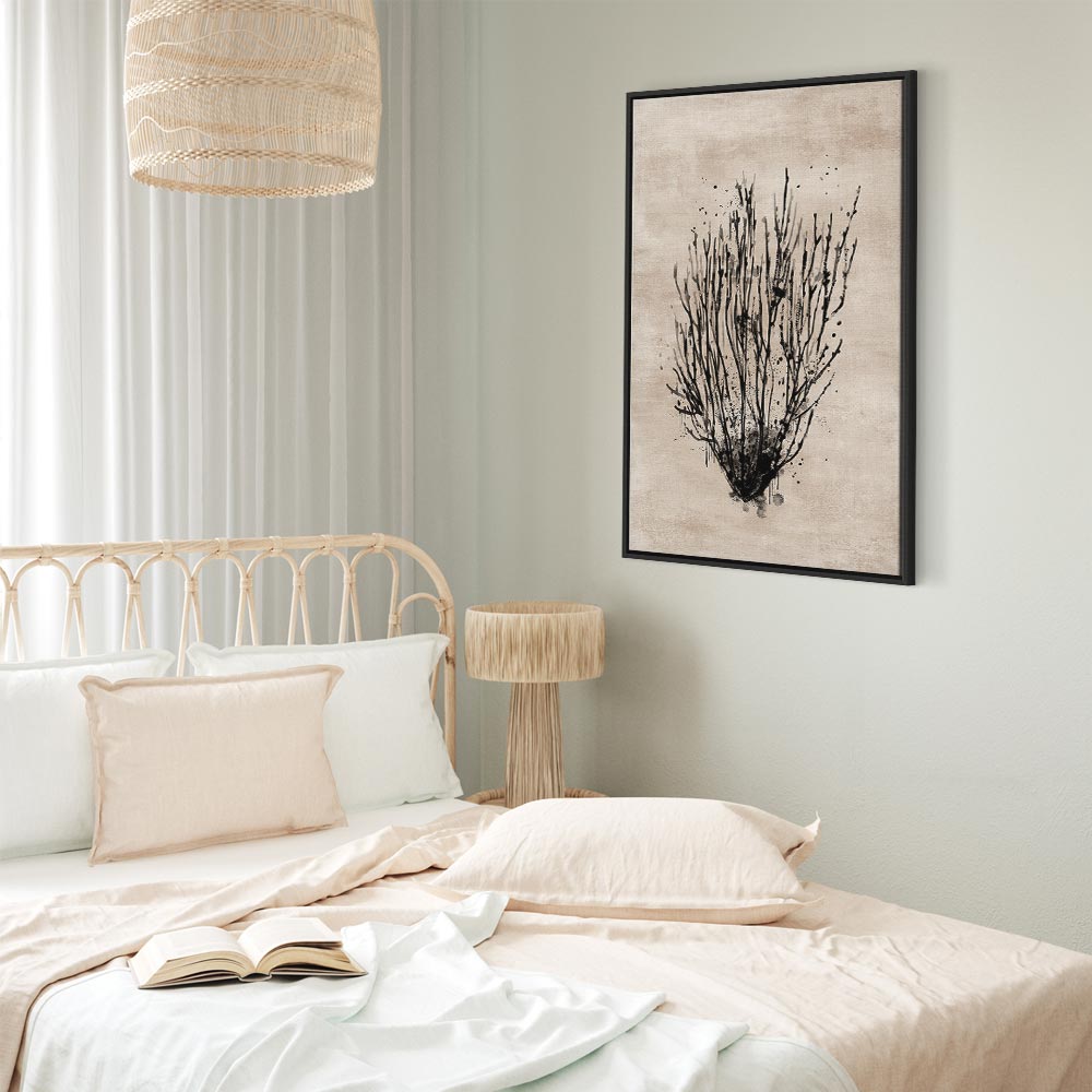 Sea Thickets Botanical Vertical Canvas Print