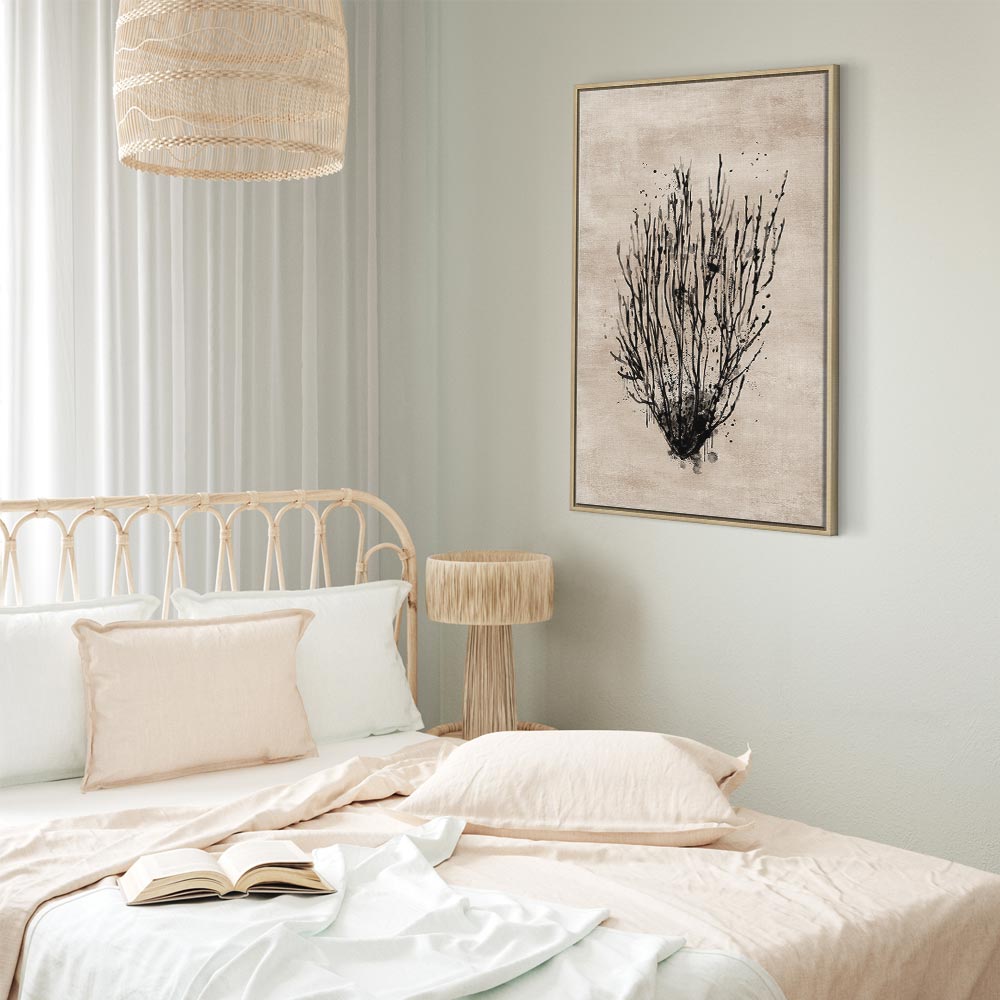 Sea Thickets Botanical Vertical Canvas Print