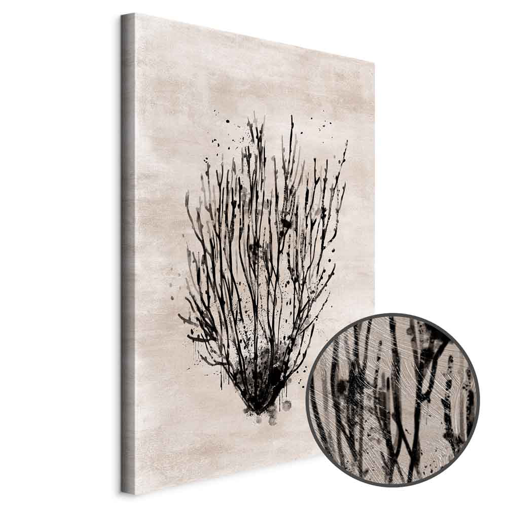 Sea Thickets Botanical Vertical Canvas Print