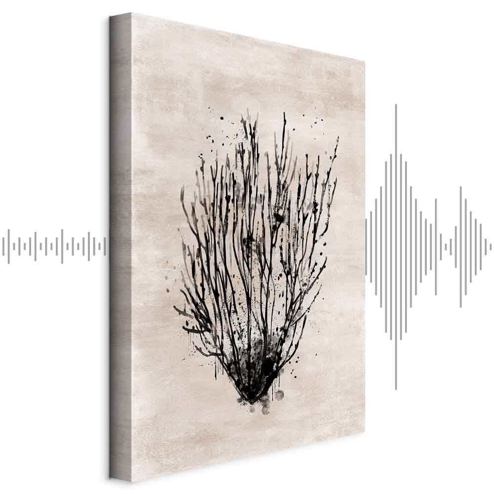 Sea Thickets Botanical Vertical Canvas Print