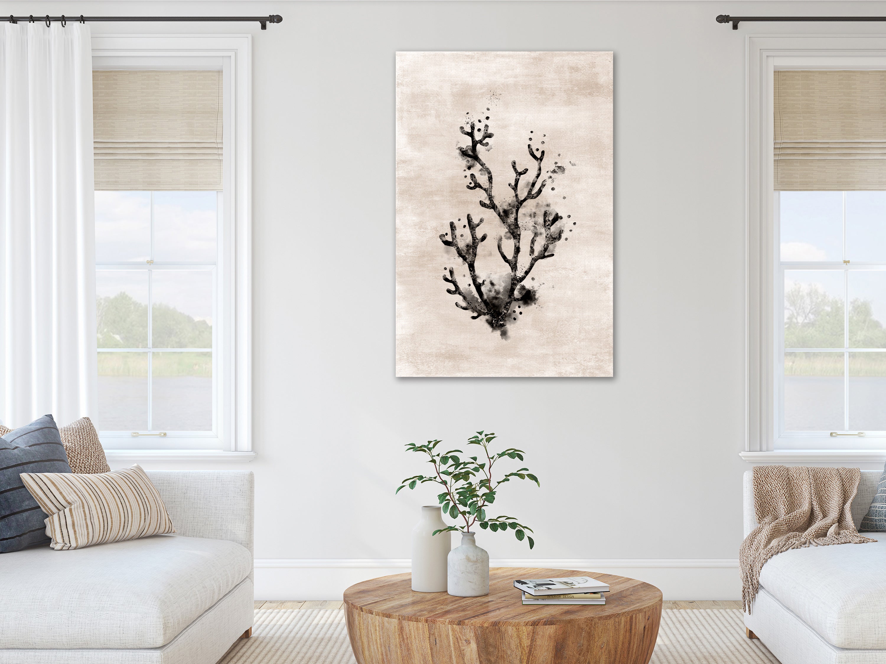 Elegant Ocean Beauty Canvas Print for Modern Spaces