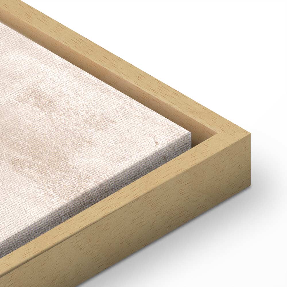 Ocean Waves Floral Vertical Canvas Print