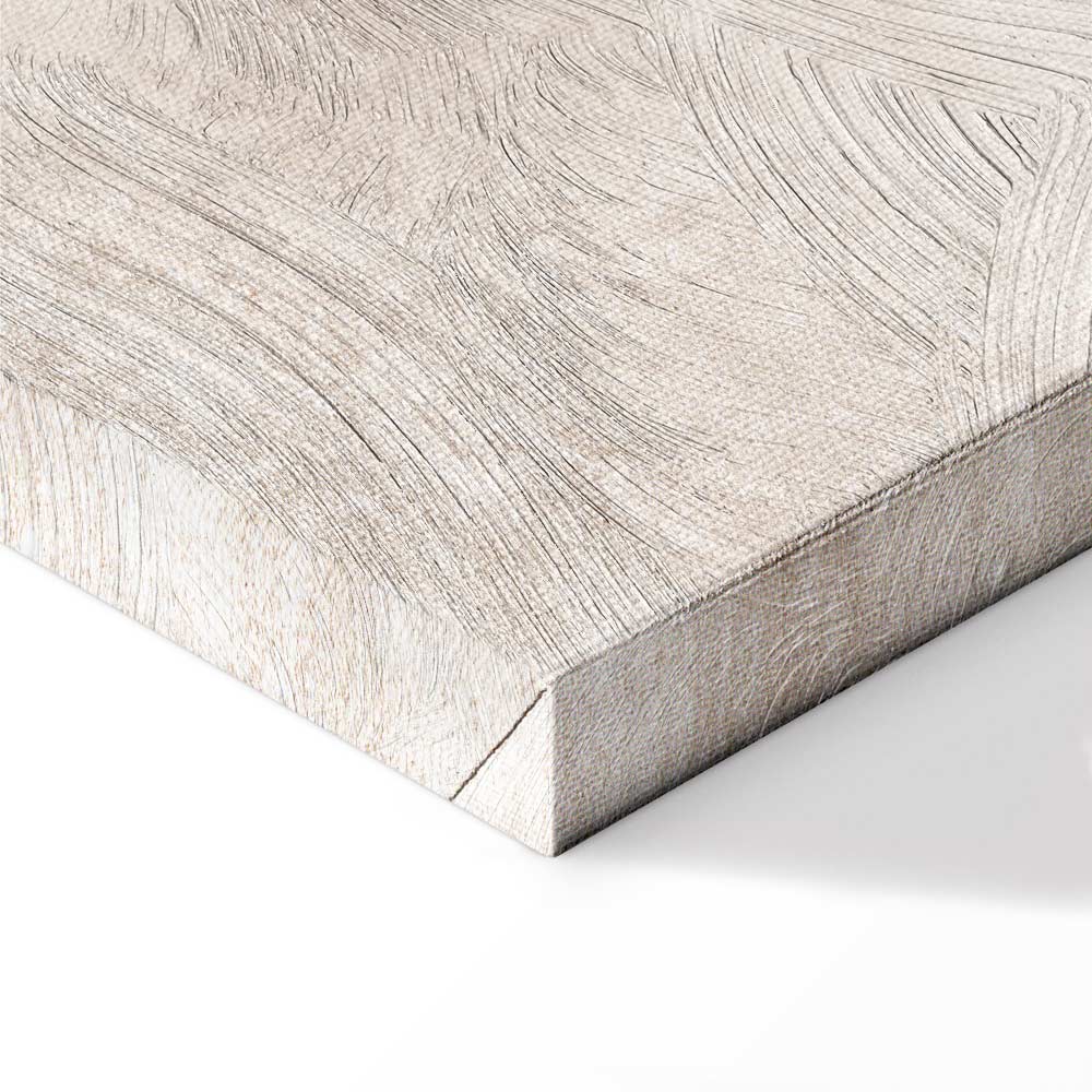 Ocean Waves Floral Vertical Canvas Print