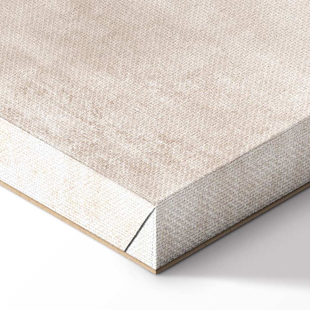 Ocean Waves Floral Vertical Canvas Print