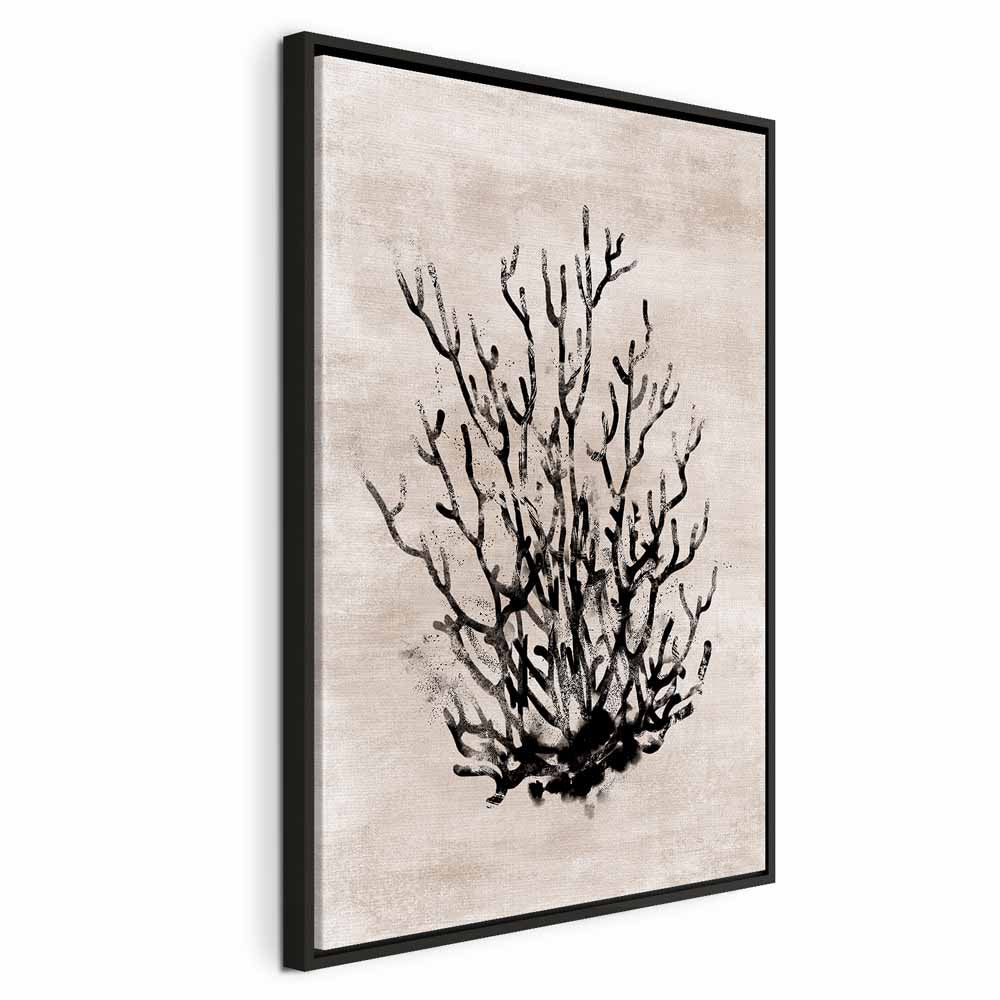 Water Bush Coastal Floral Canvas Print