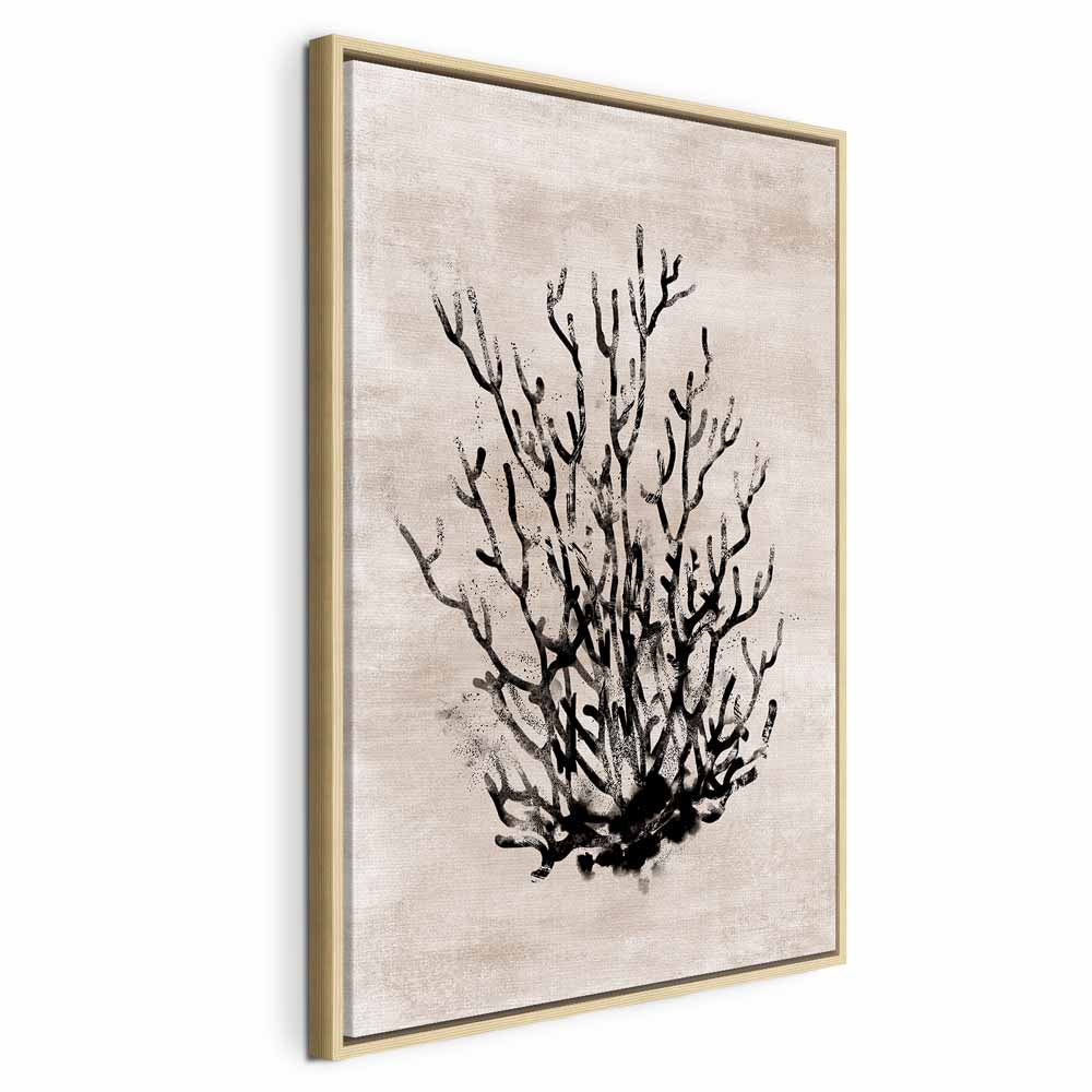 Water Bush Coastal Floral Canvas Print