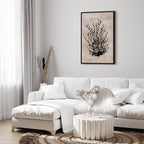 Water Bush Coastal Floral Canvas Print