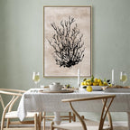 Water Bush Coastal Floral Canvas Print