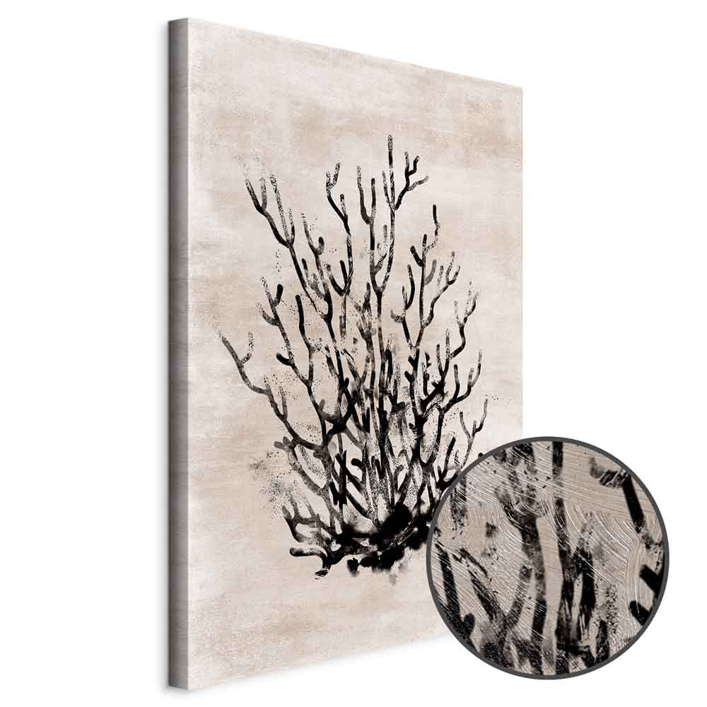 Water Bush Coastal Floral Canvas Print